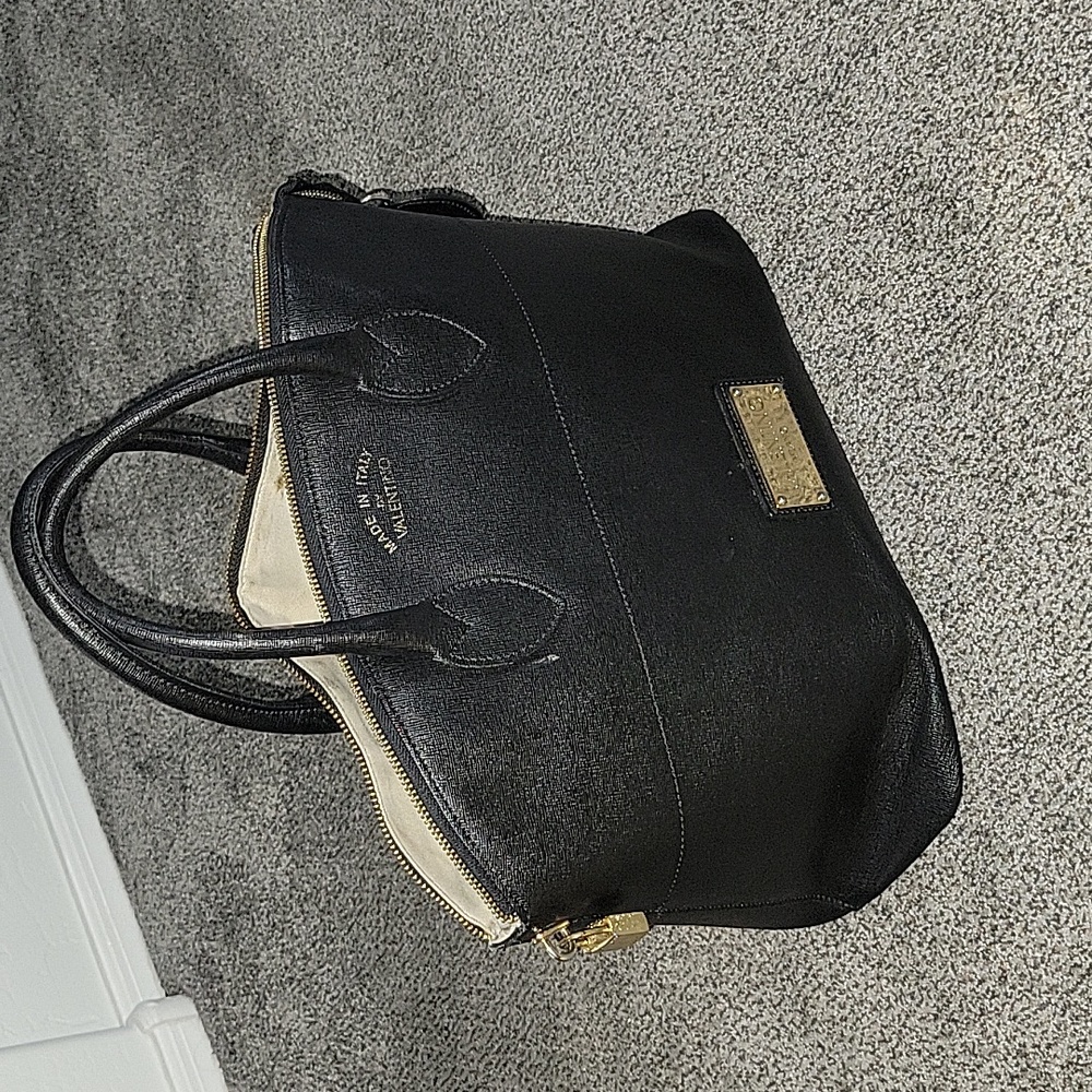 Authentic Valentino by Mario Valentino Bravia leather dome
